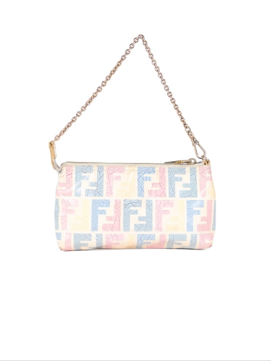 Fendi Handbags - Fendi Zucca Mini Pochette Chain Bag – Vintage FF Monogram